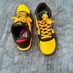 Nike Yellow and Black Athletic Shoes